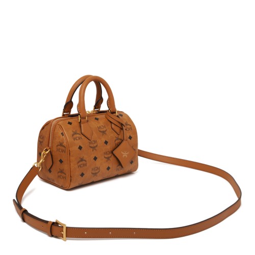 Cognac Ella Monogrammed Tote Bag