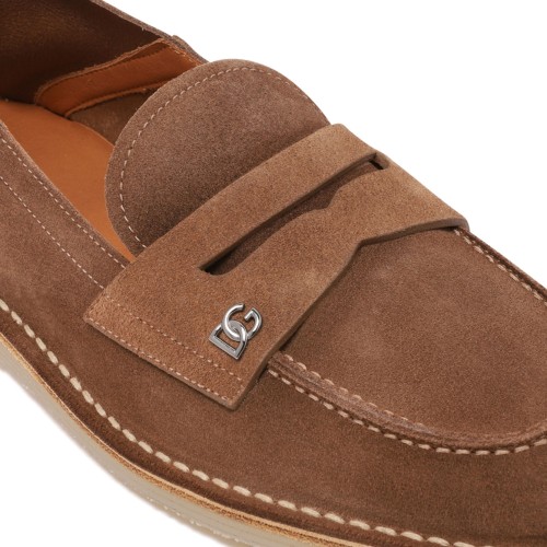 Hazelnut Reversed Calfskin Slipper