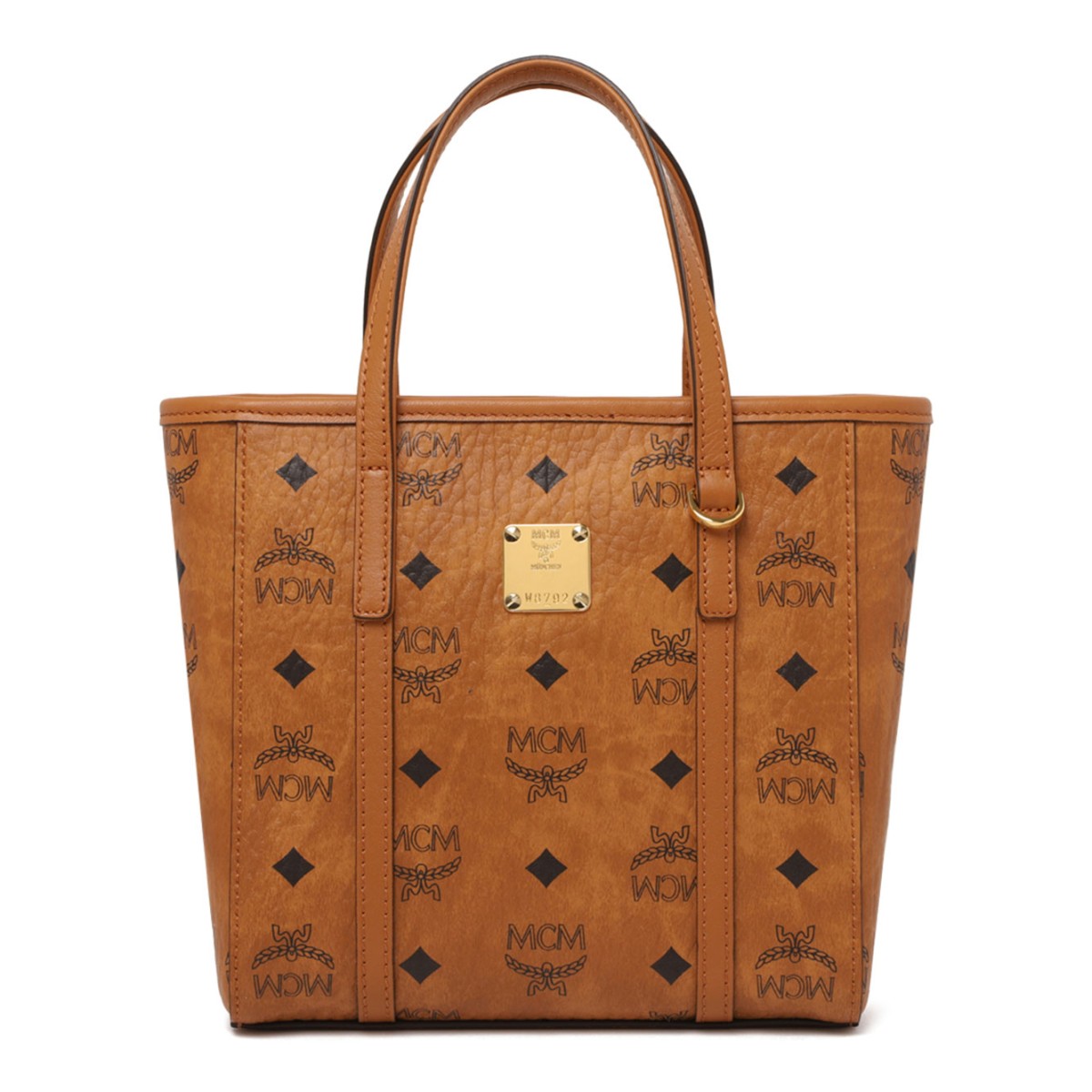 Cognac Brown Tote Bag