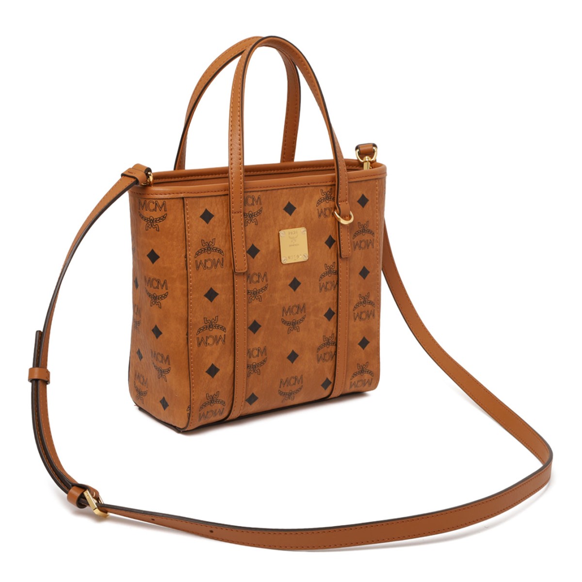 Cognac Brown Tote Bag