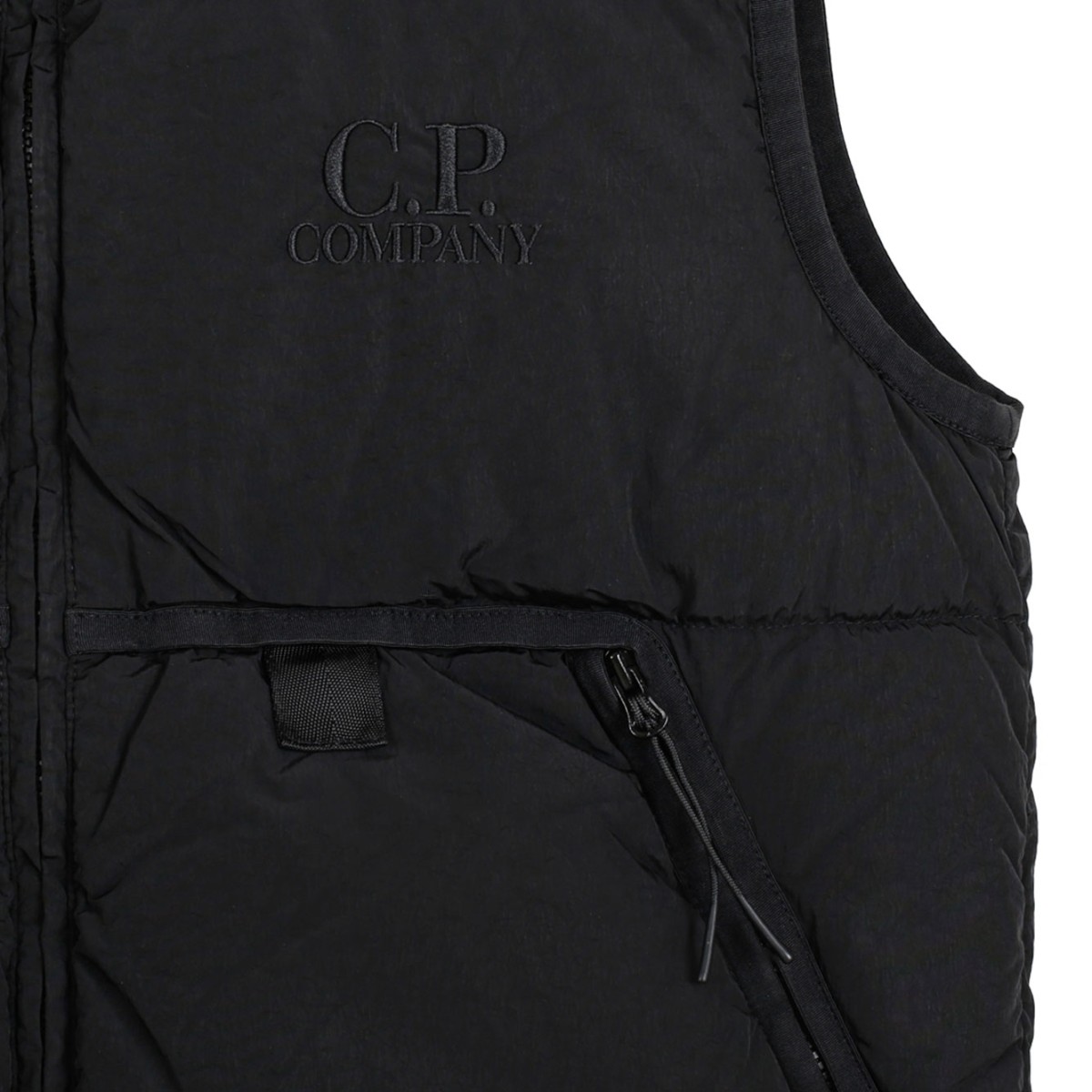 Black Padded Gilet