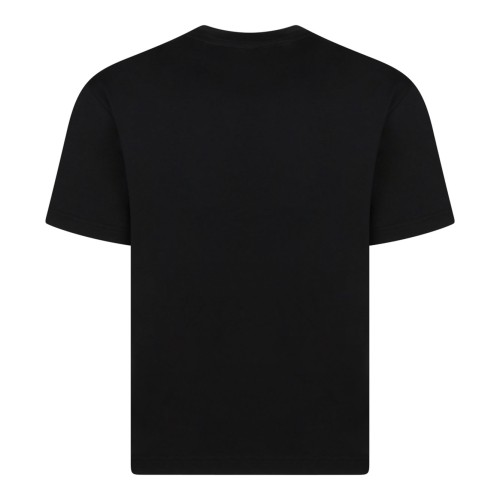 Black Logo Embroidered T-Shirt