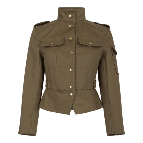 Functional Jacket With Ruffles