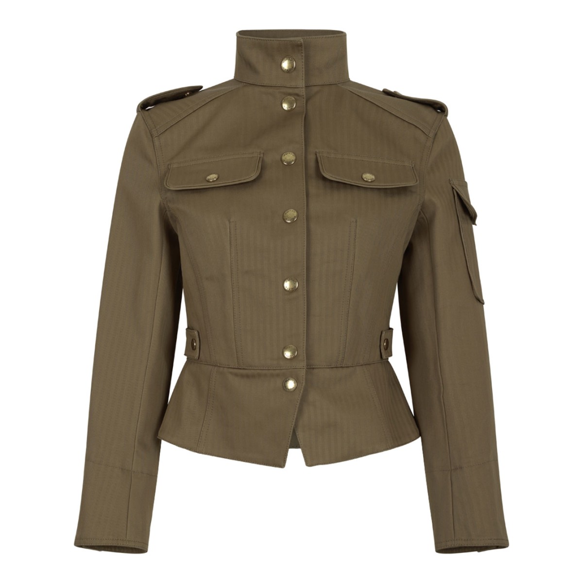 Functional Jacket With Ruffles