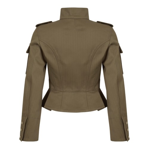Functional Jacket With Ruffles