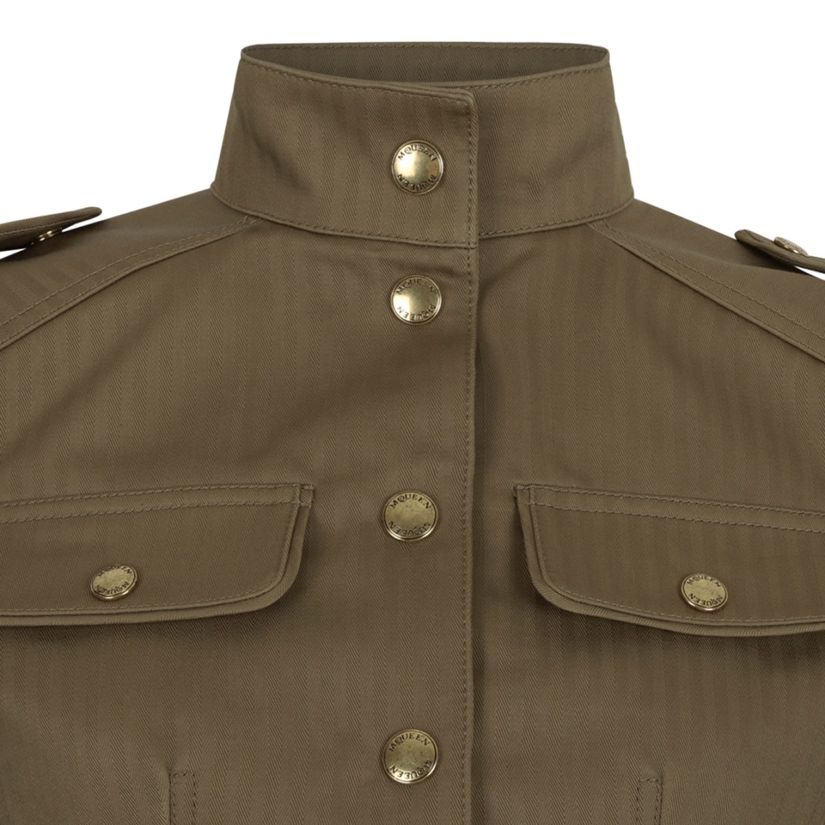 Functional Jacket With Ruffles