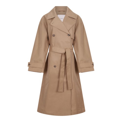 Camel Belted Trench Coat