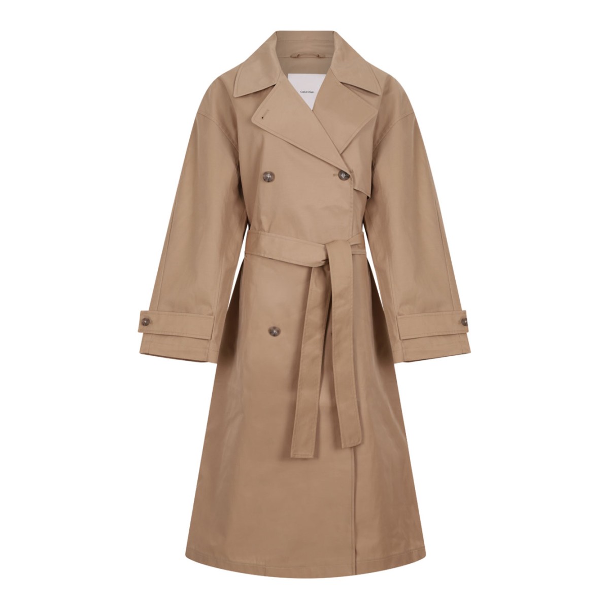 Camel Belted Trench Coat