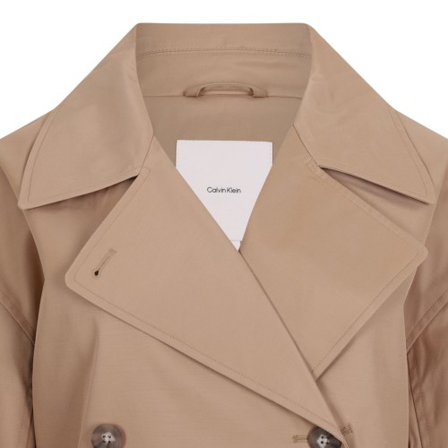 Camel Belted Trench Coat