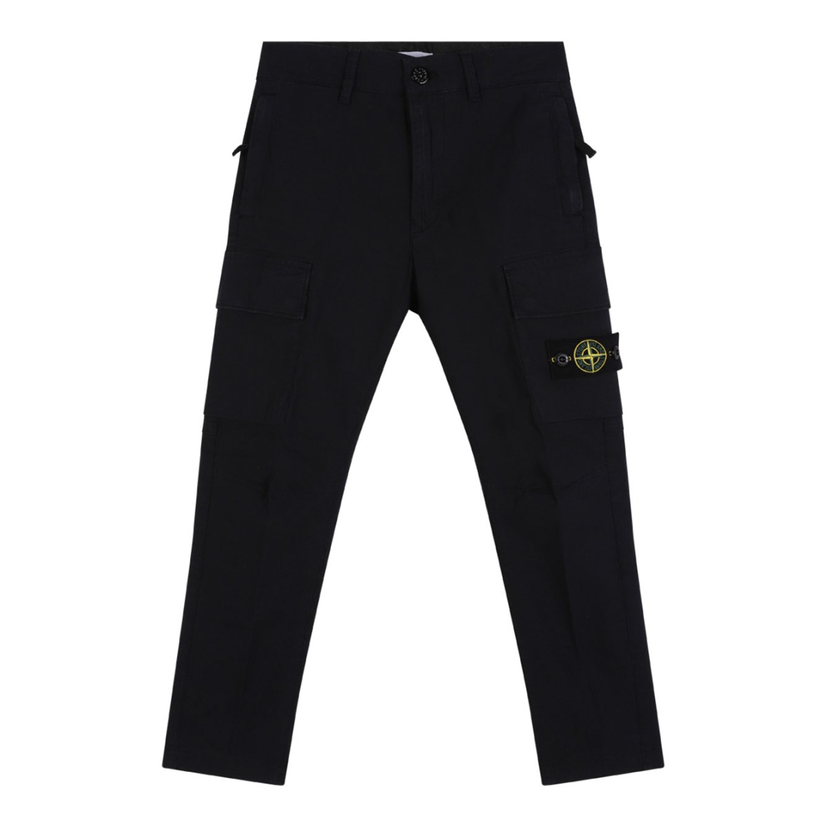 Navy Blue Cargo Pocket Trousers