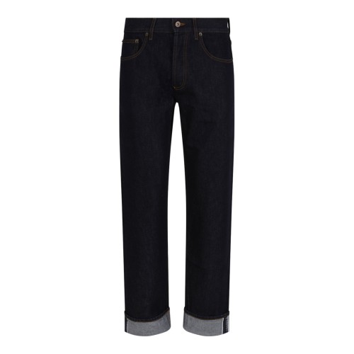 Dark Indigo Five Pocket Design Jeans