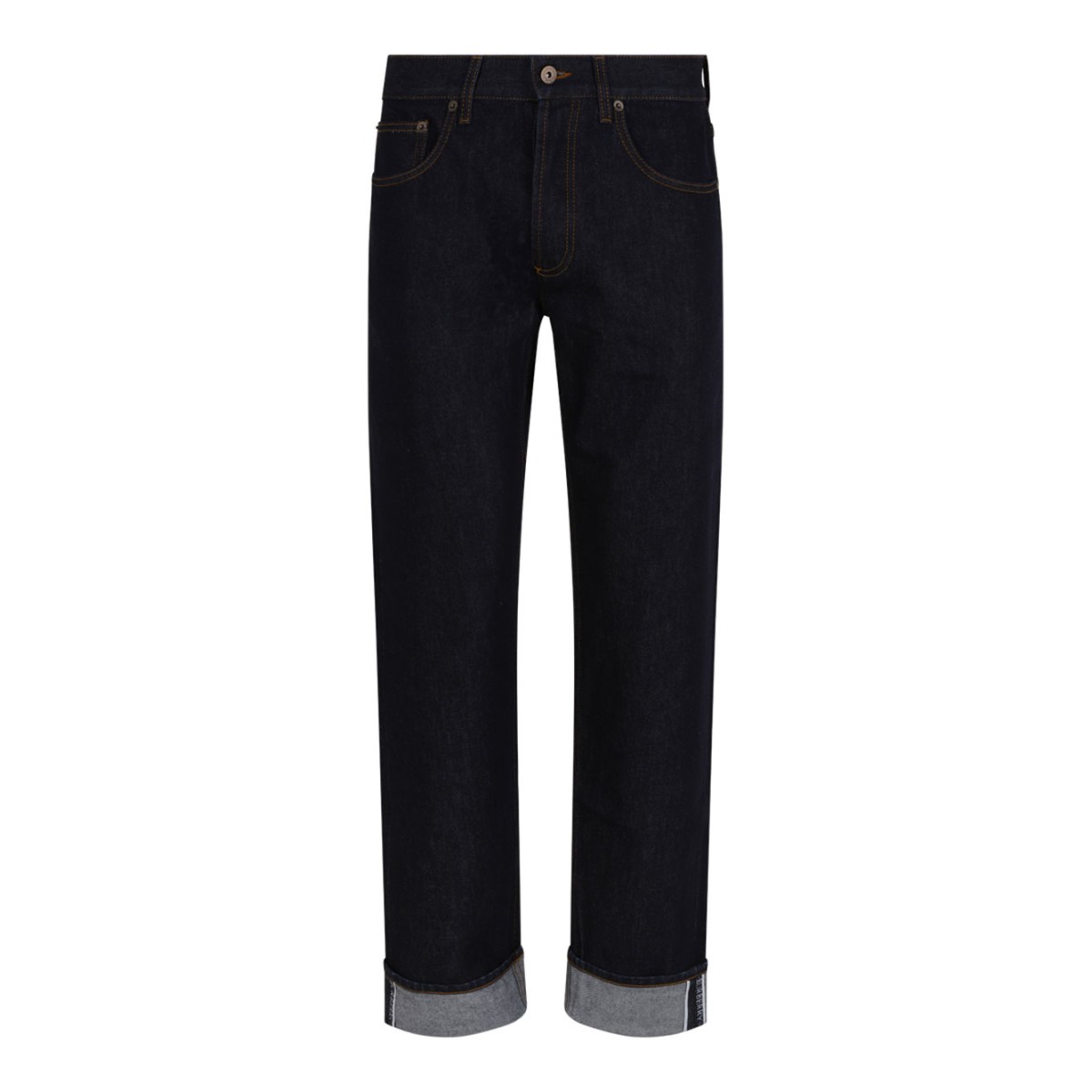 Dark Indigo Five Pocket Design Jeans