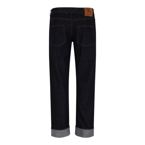 Dark Indigo Five Pocket Design Jeans