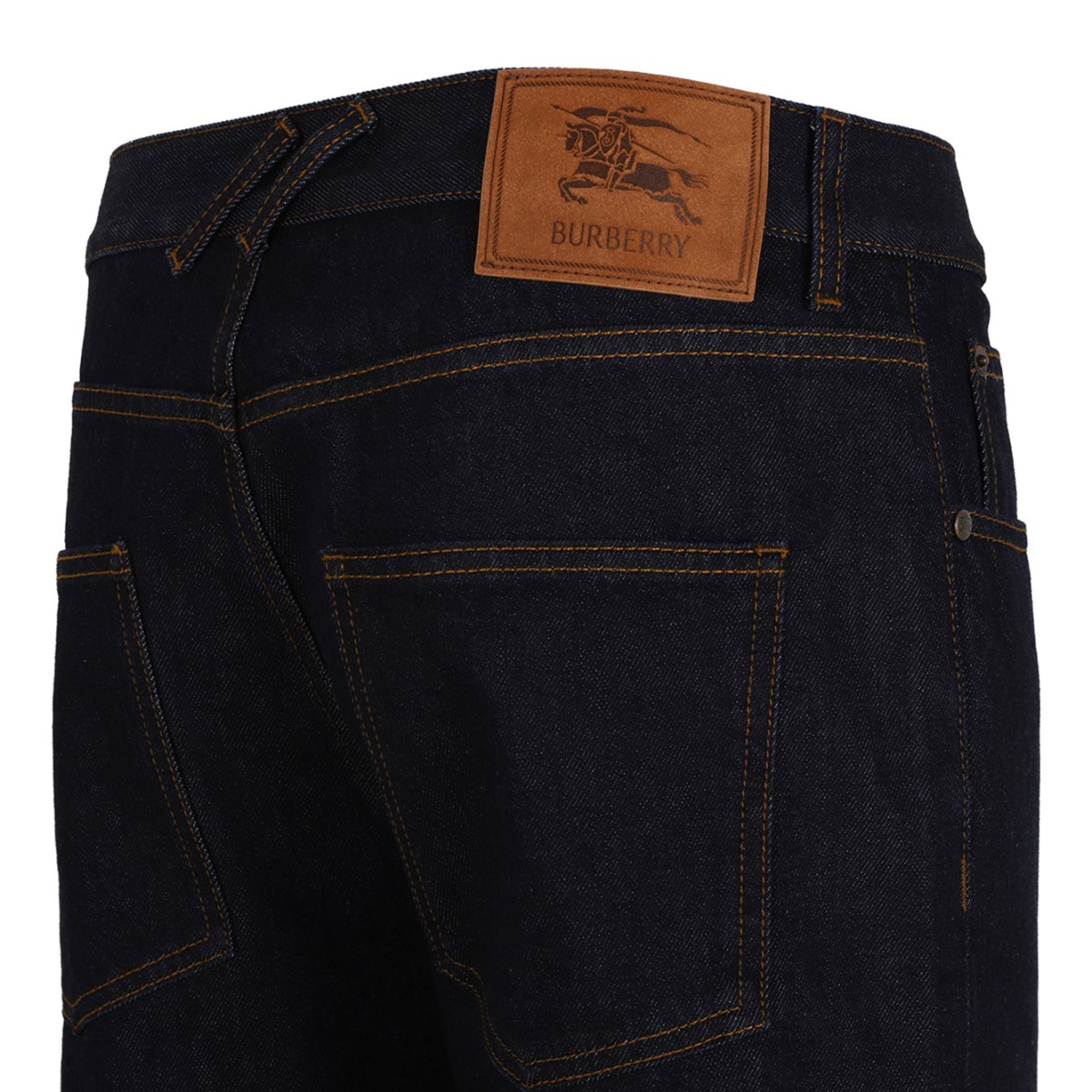 Dark Indigo Five Pocket Design Jeans