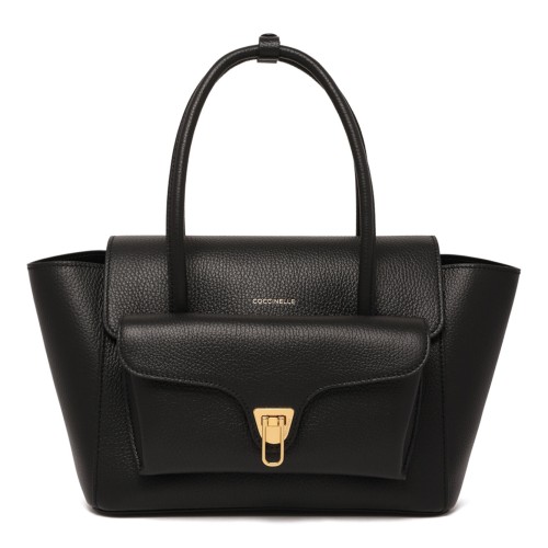 Black Double Beat Medium Bag