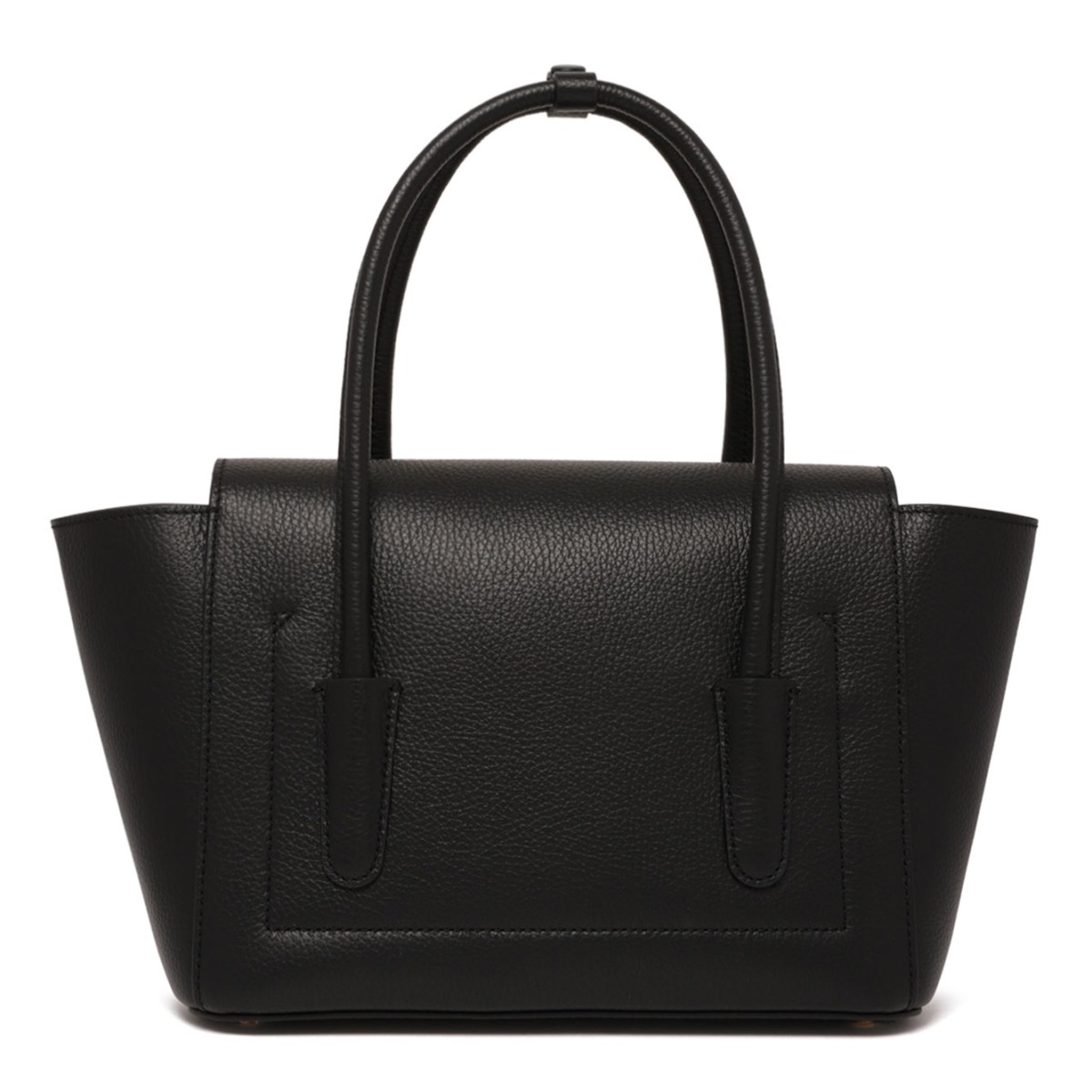 Black Double Beat Medium Bag