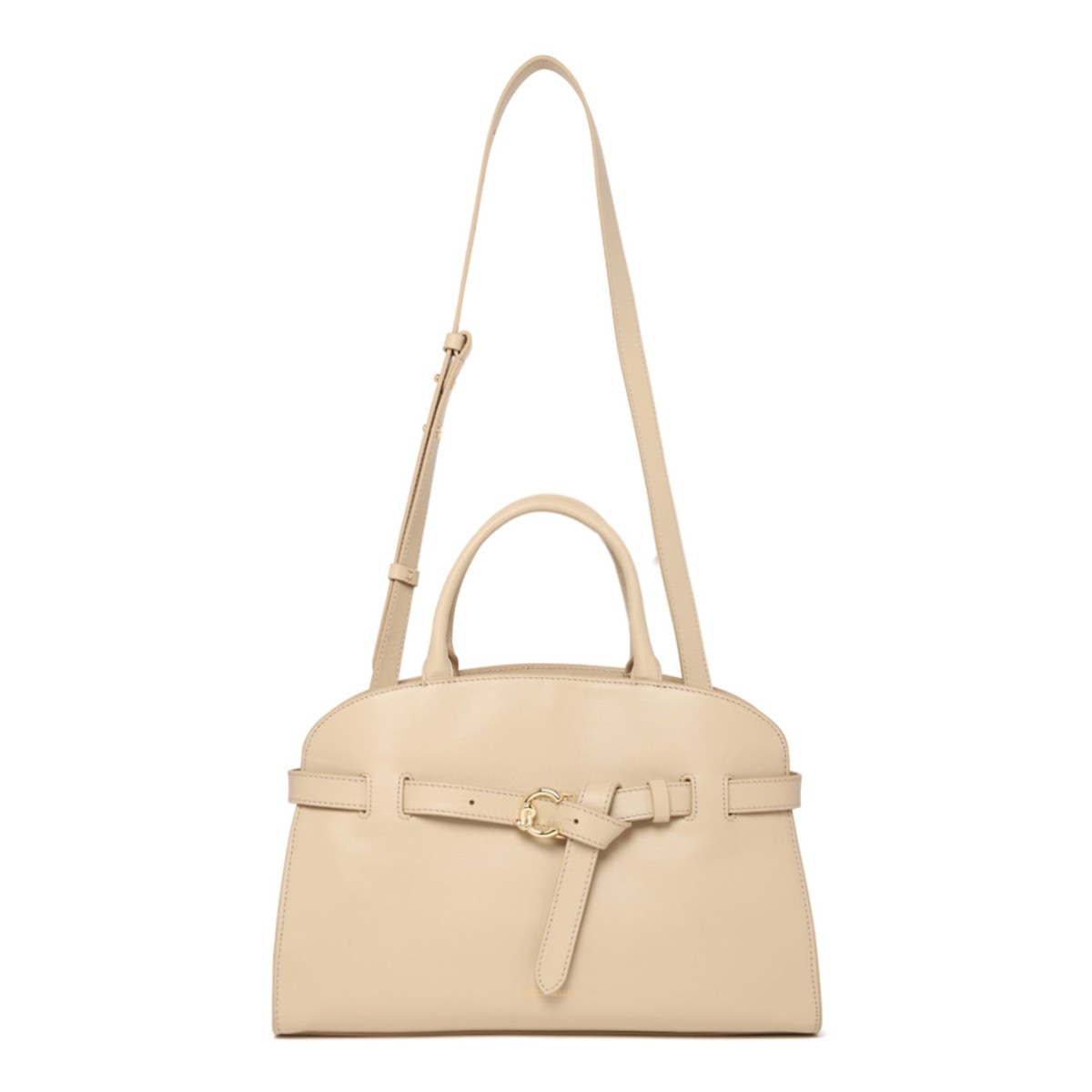 Sandshell Smooth Leather Sabine Medium Bag