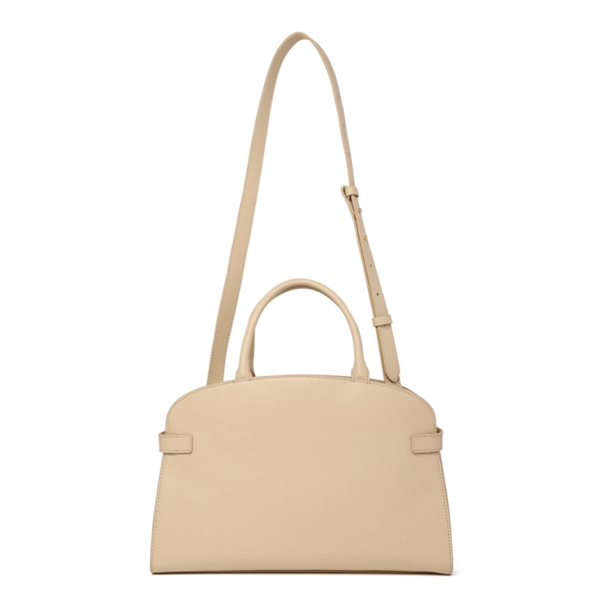 Sandshell Smooth Leather Sabine Medium Bag