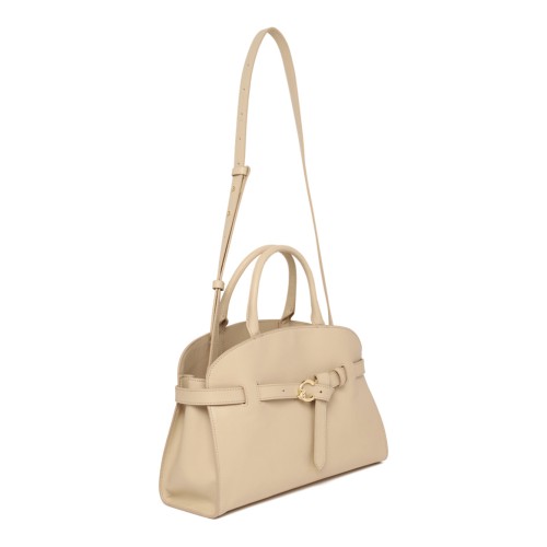 Sandshell Smooth Leather Sabine Medium Bag