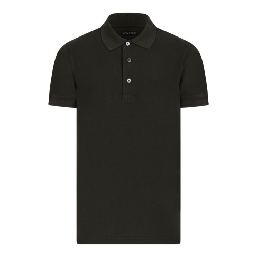 Military Green Plain Cotton Polo Shirt