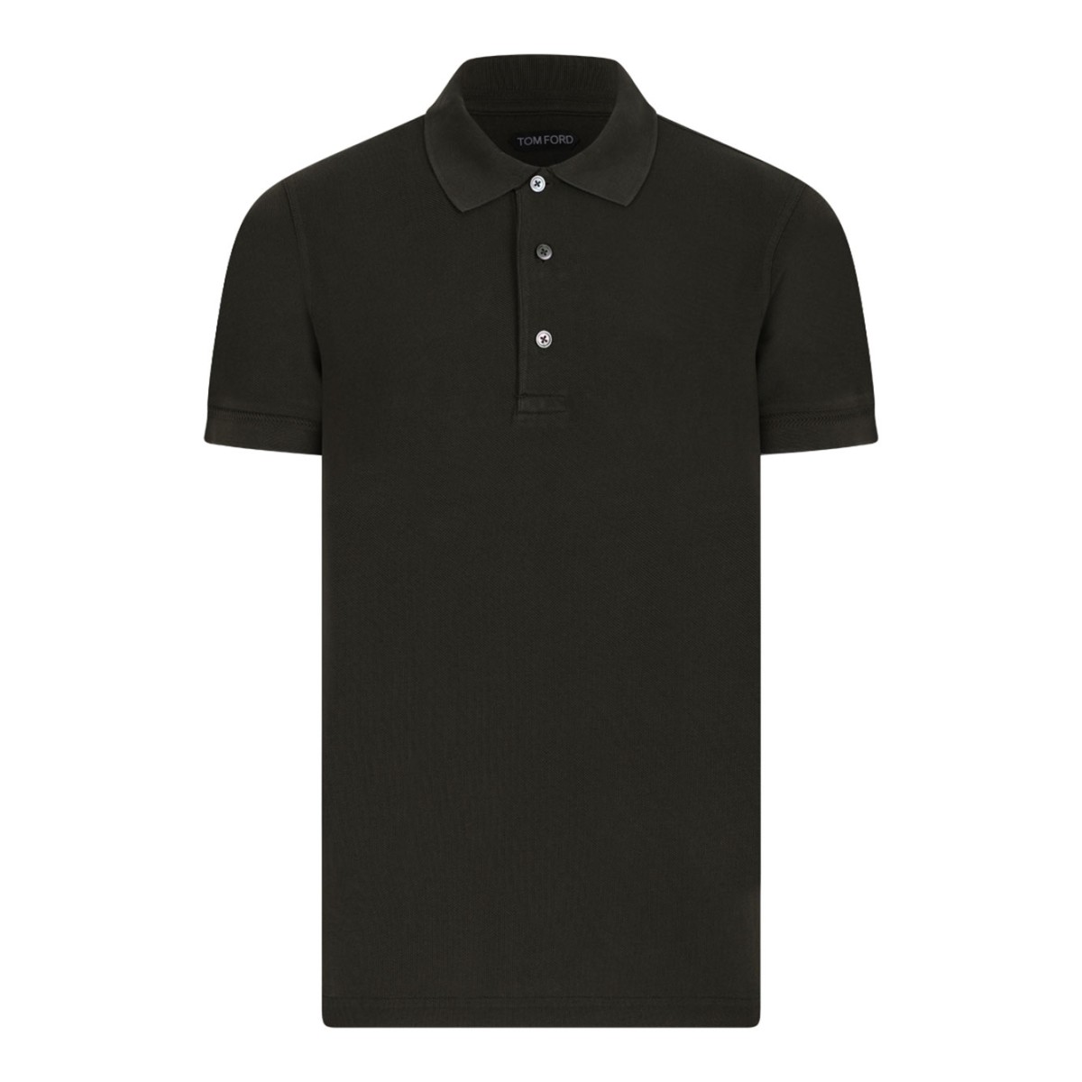 Military Green Plain Cotton Polo Shirt