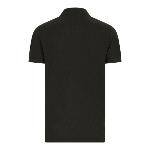 Military Green Plain Cotton Polo Shirt