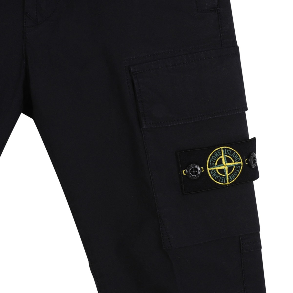 Navy Blue Cargo Pocket Trousers