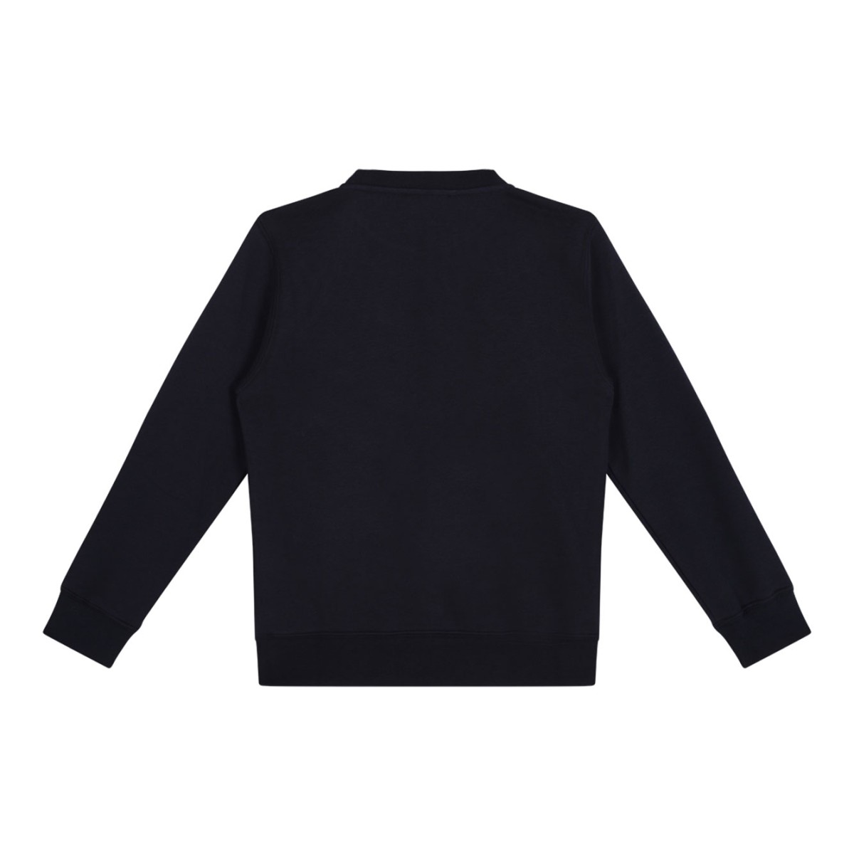 Blue Crewneck Sweatshirt With Logo Lettering