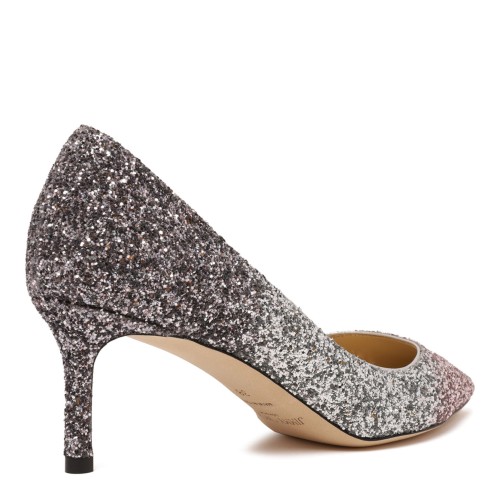 Pointed-Toe Pumps With Glitter
