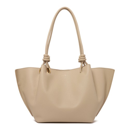 Sandshell Finn Leather Shopper Bag