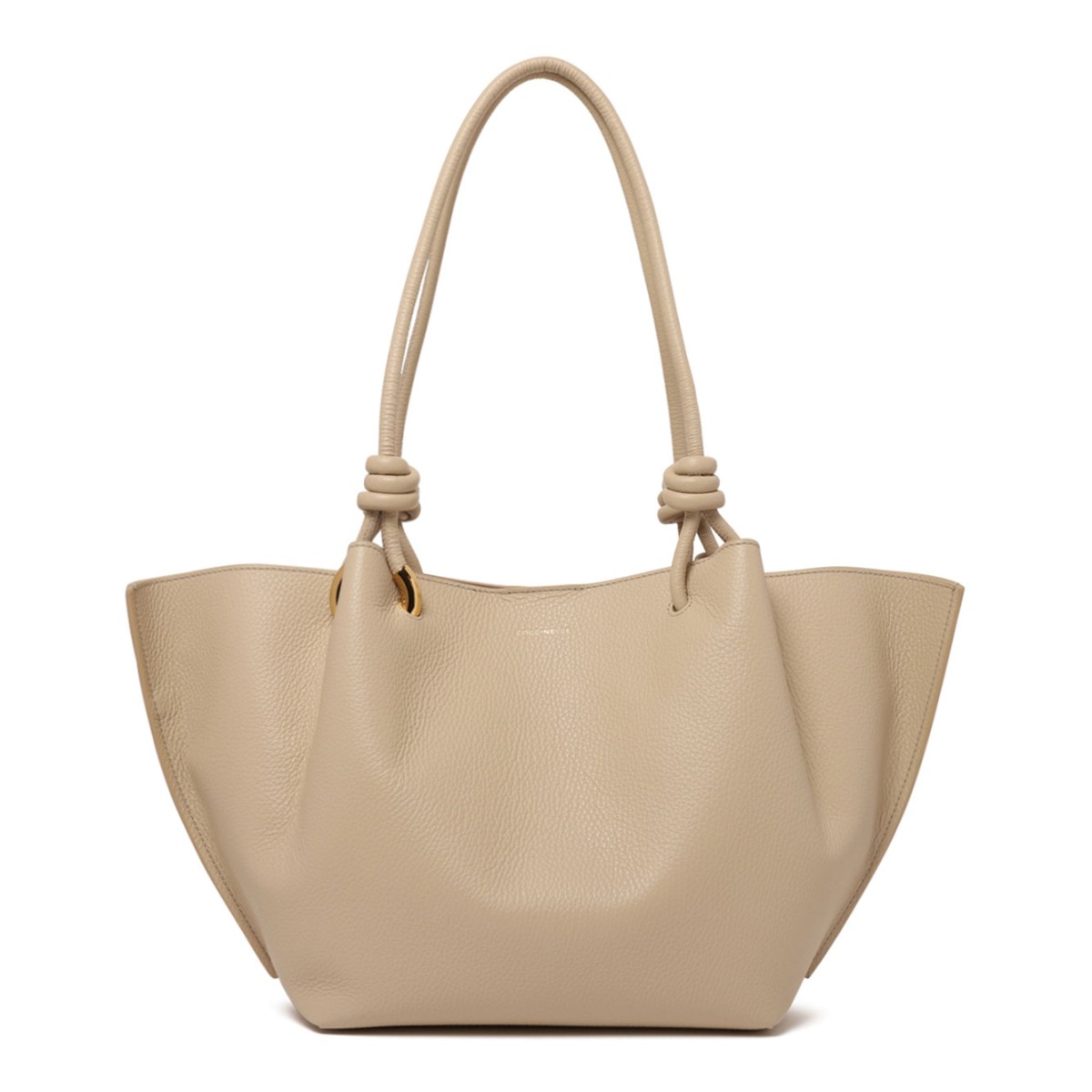 Sandshell Finn Leather Shopper Bag
