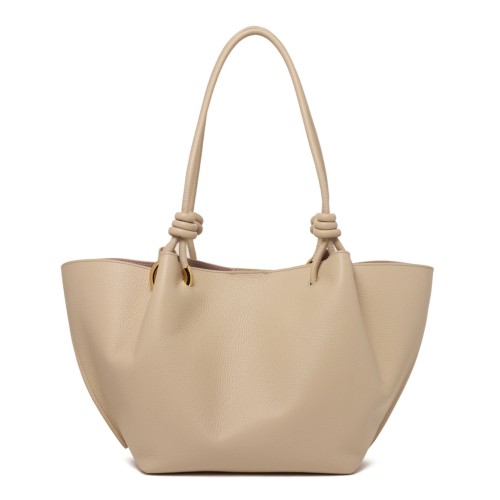 Sandshell Finn Leather Shopper Bag 2