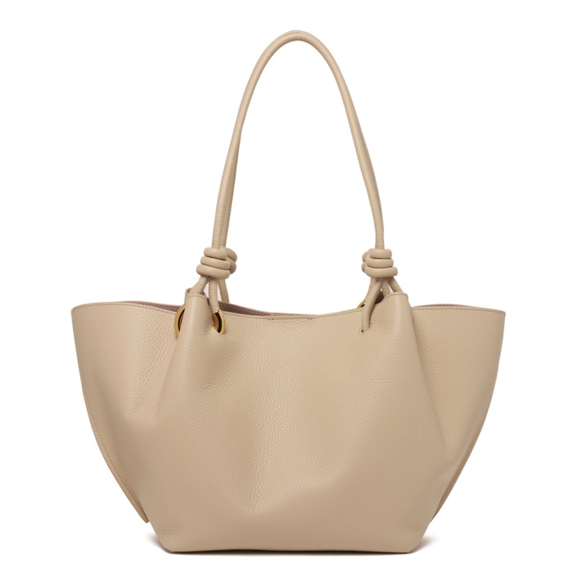 Sandshell Finn Leather Shopper Bag
