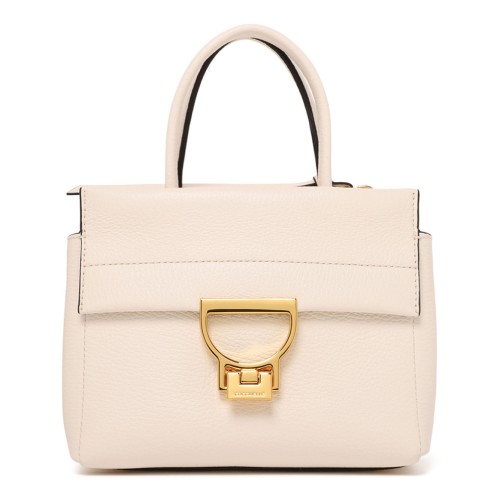 Pearl Genuine Leather Arlettis With Two Handles Bag