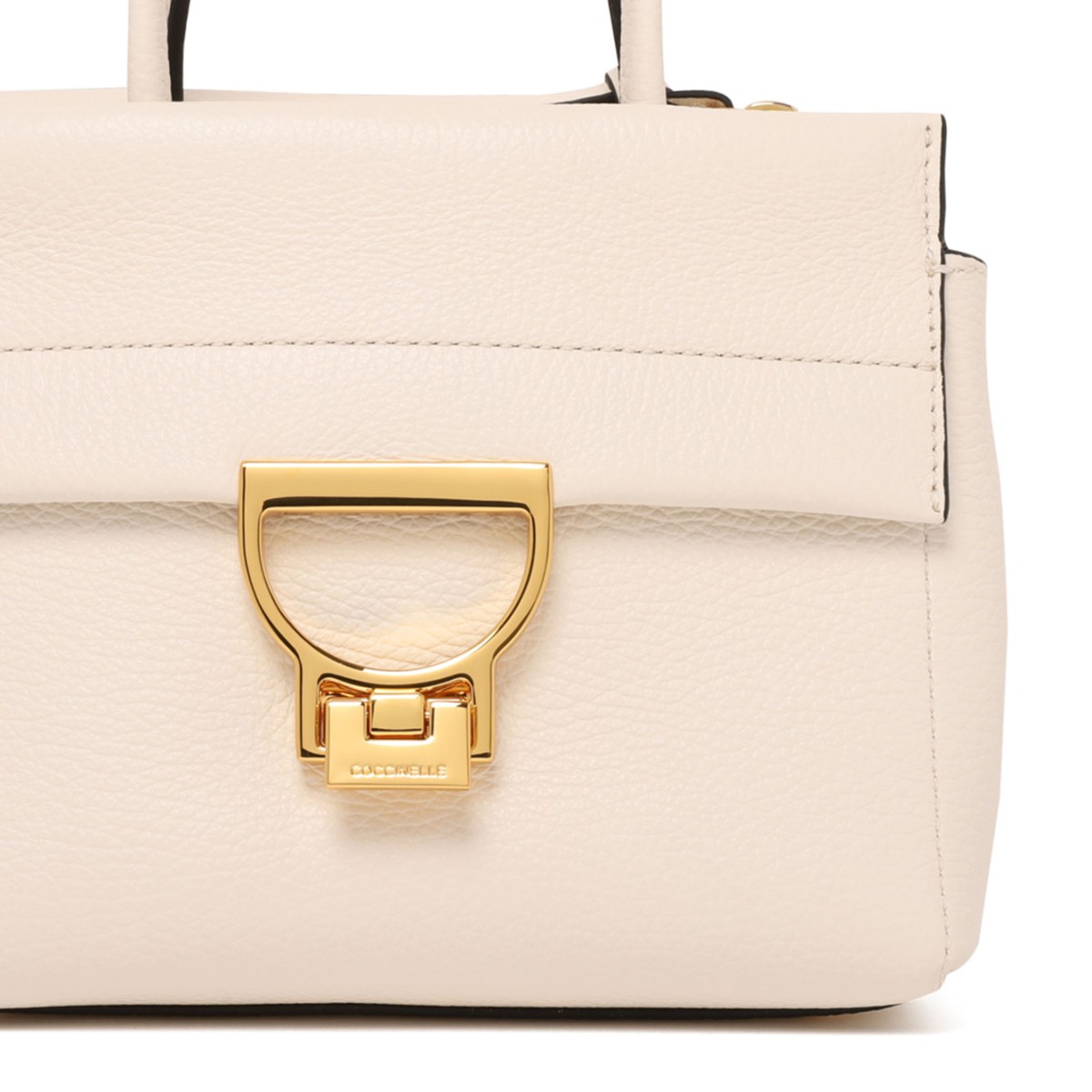 Pearl Genuine Leather Arlettis With Two Handles Bag