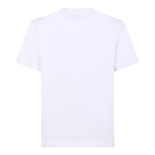 White Cotton Graphic Print T-Shirt 2