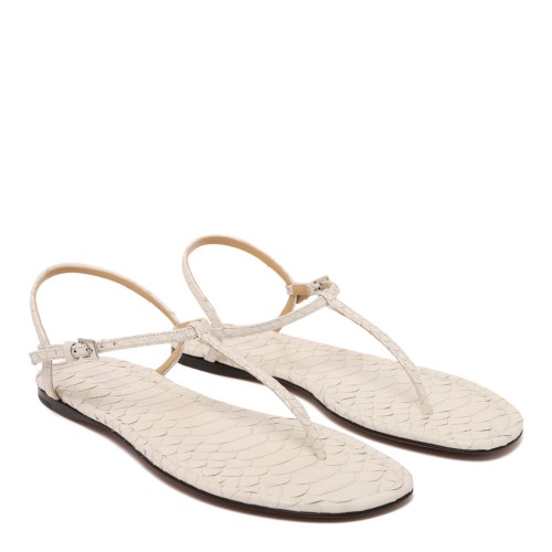 Bone Montecarlo Flat Sandal 2