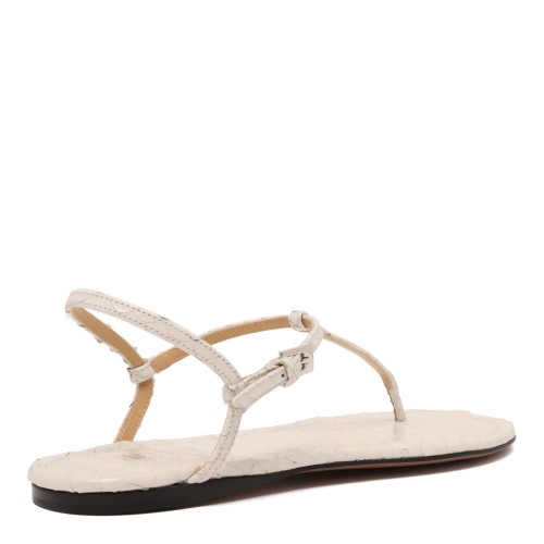Bone Montecarlo Flat Sandal