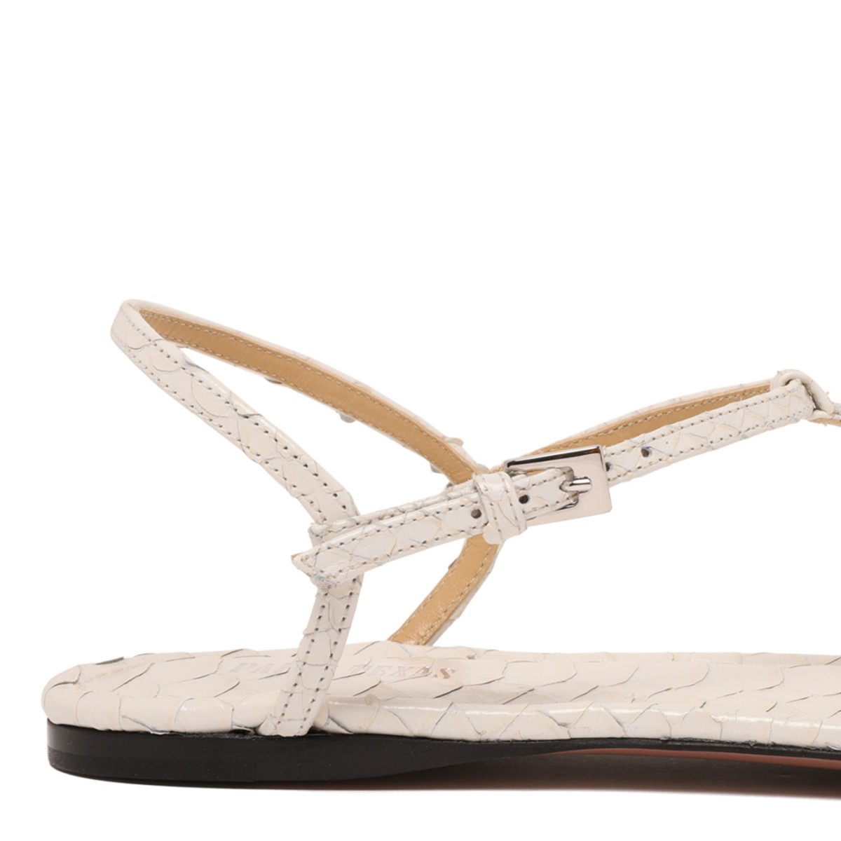 Bone Montecarlo Flat Sandal