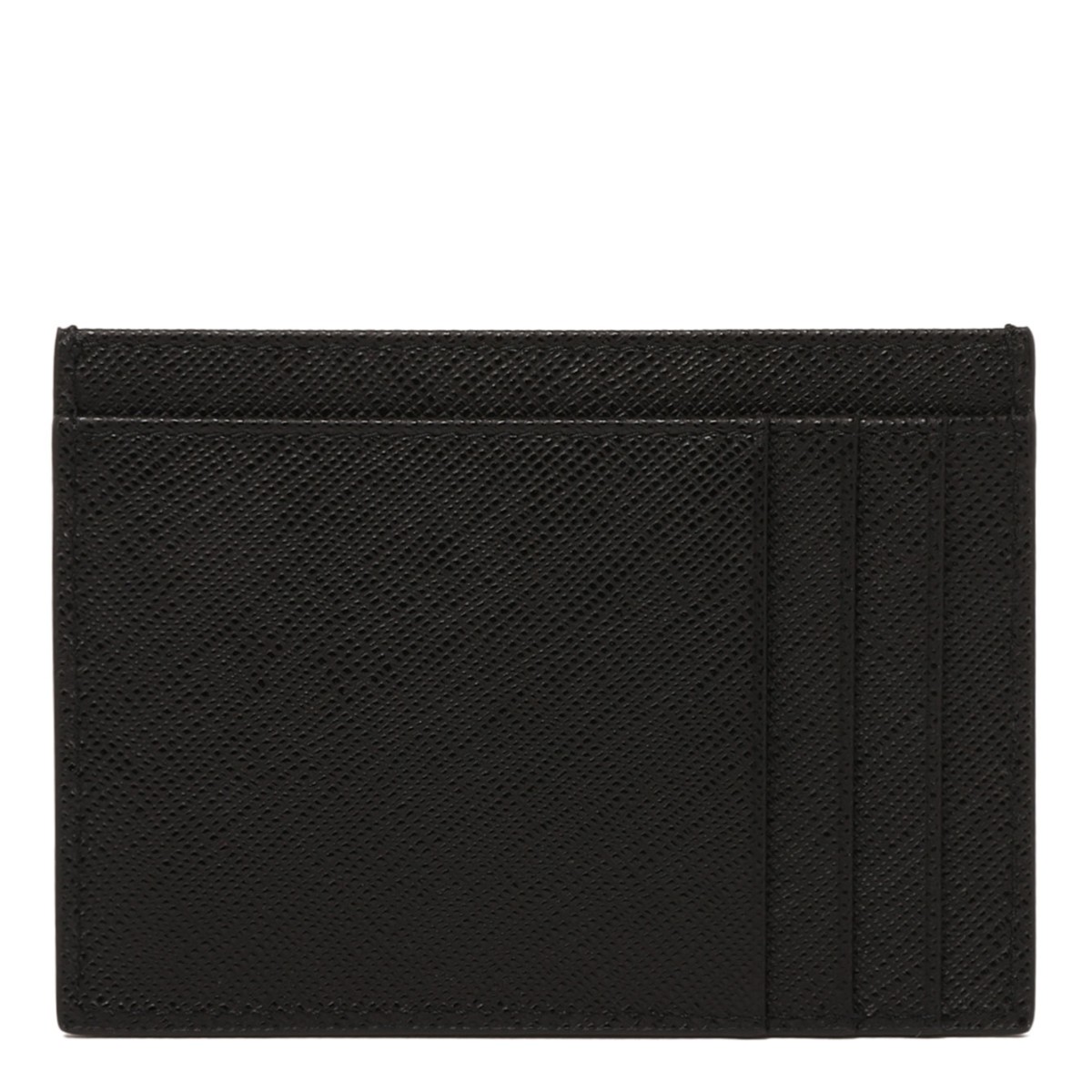 Black Saffiano Leather Card Holder