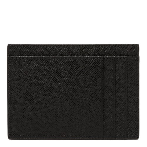 Black Saffiano Leather Card Holder