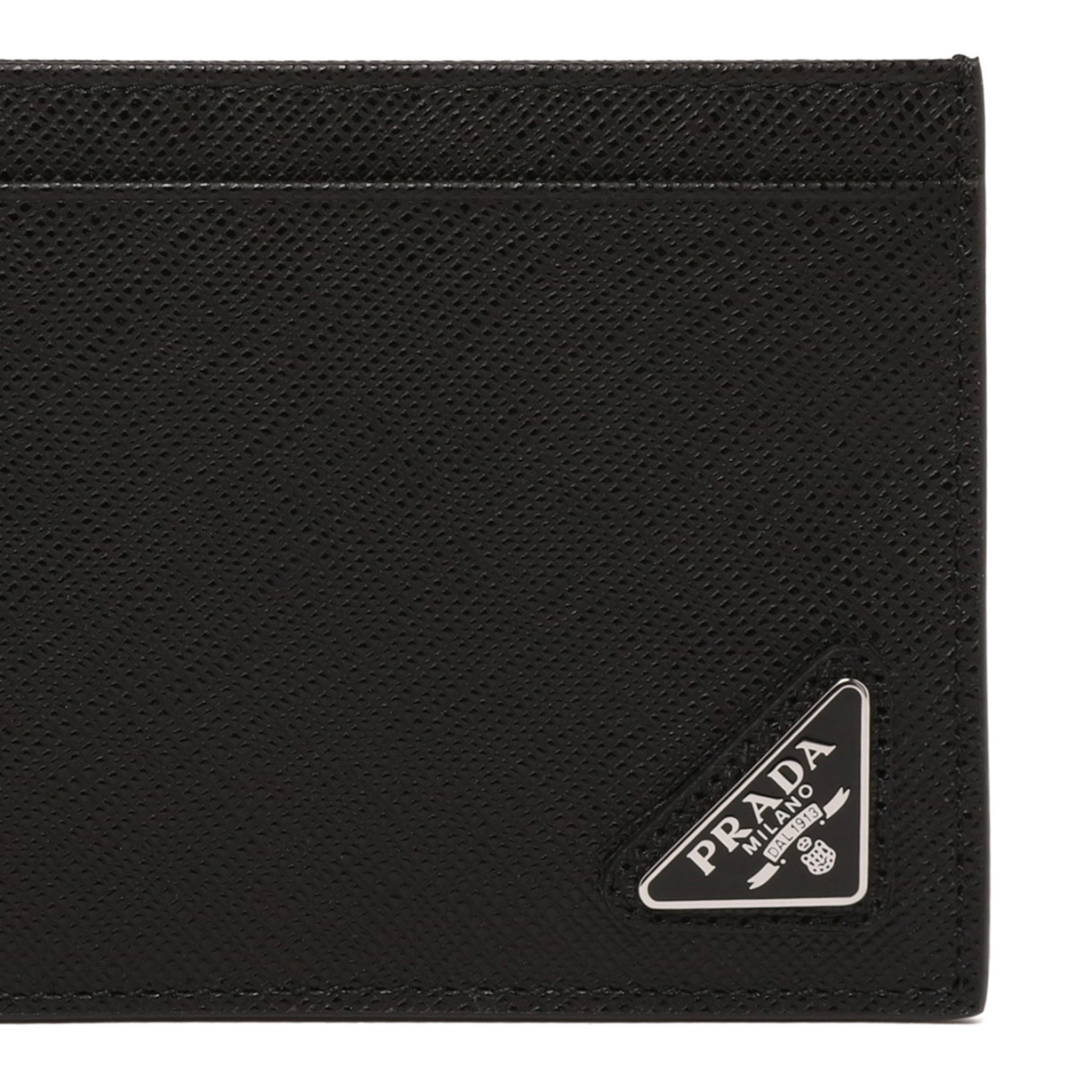 Black Saffiano Leather Card Holder