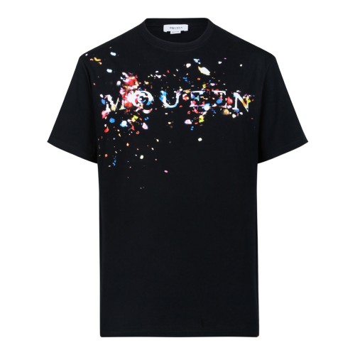 Black Confetti-Detail T-Shirt