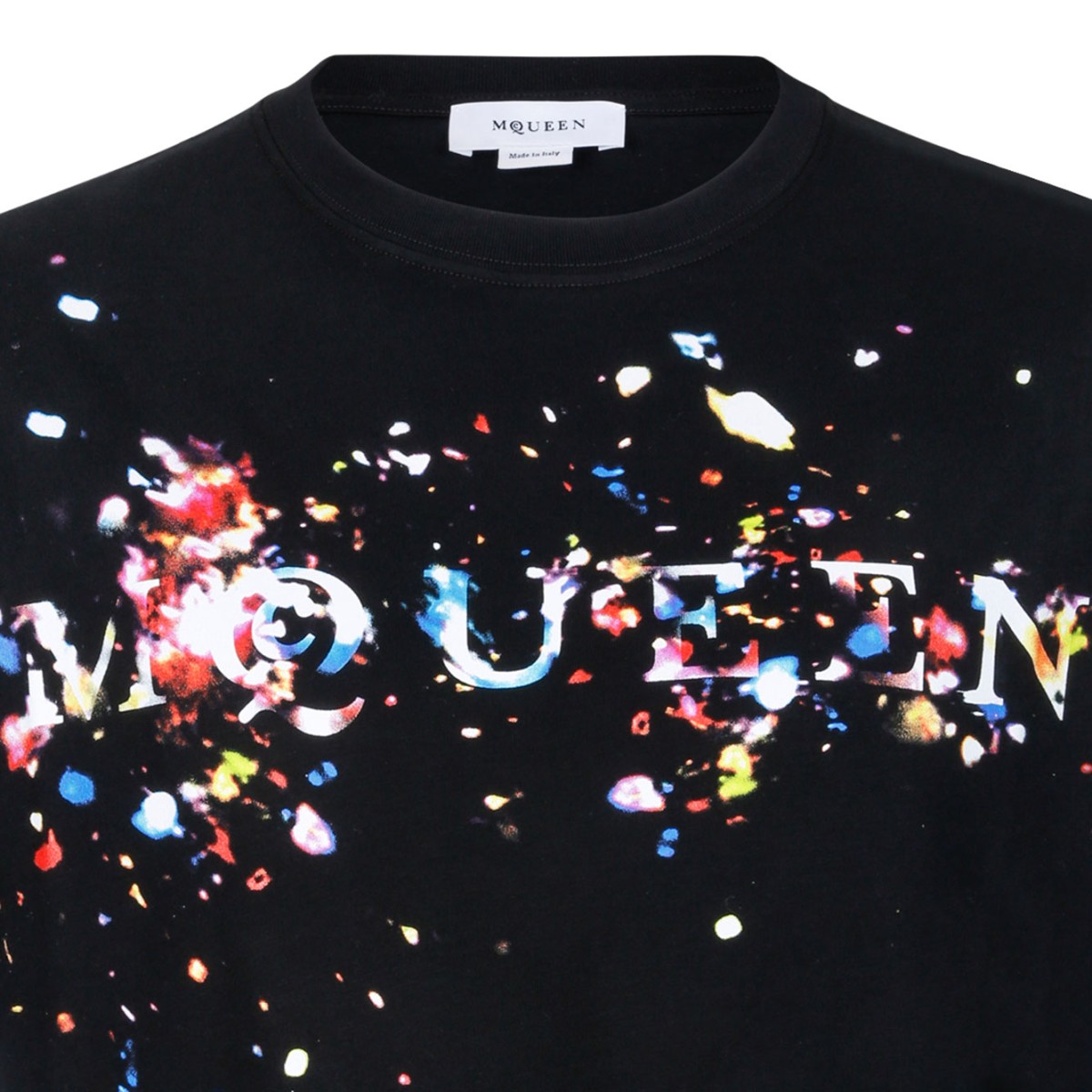 Black Confetti-Detail T-Shirt