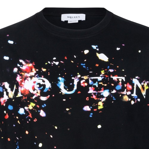Black Confetti-Detail T-Shirt