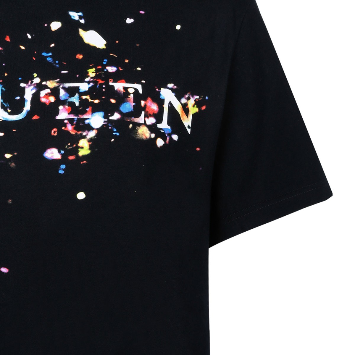 Black Confetti-Detail T-Shirt