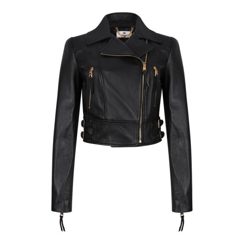Black Leather Biker Jacket