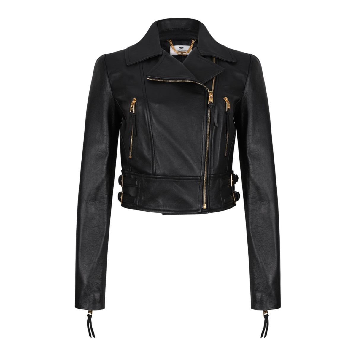 Black Leather Biker Jacket