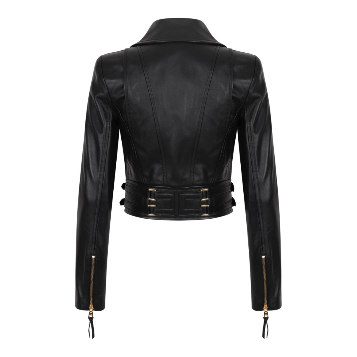 Black Leather Biker Jacket