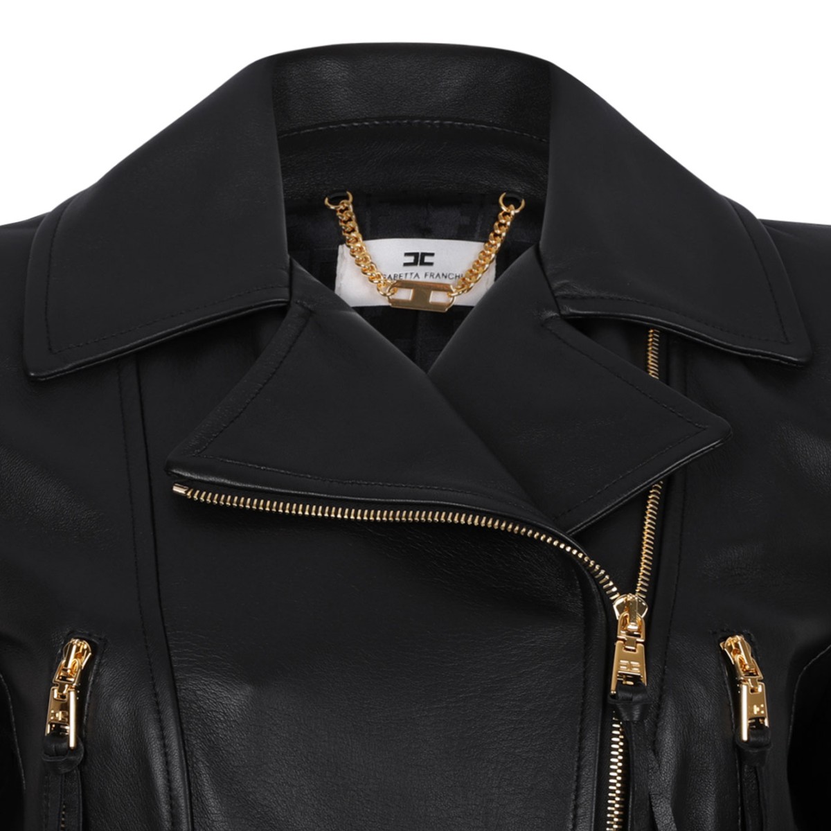 Black Leather Biker Jacket